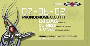 DJ Dag @ Warehouse, Hamburg [Back] [Thumbnail]