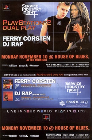 Ferry Corsten @ House of Blues, New Orleans [Thumbnail]