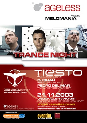 Trance Night: Tiesto, DJ Shah, Pedro del Mar @ Unionhalle, Frankfurt am Main [Thumbnail]
