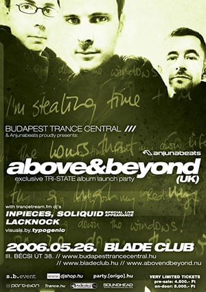 Budapest Trance Central: Above & Beyond @ Blade Club, Budapest [Thumbnail]