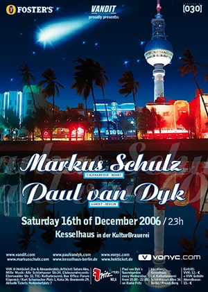 Vandit Night: Markus Schulz, Paul van Dyk @ Kesselhaus (in der Kulturbrauerei), Berlin [Thumbnail]