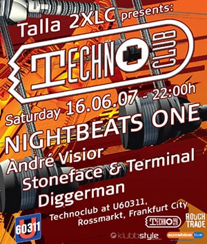 Technoclub: Talla 2XLC, Andre Visior, Stoneface & Terminal @ U60311, Frankfurt am Main [Thumbnail]