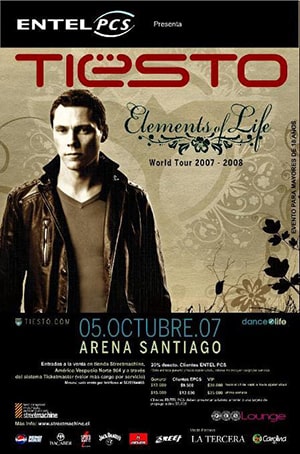 Tiesto "Elements of Life" World Tour @ Arena, Santiago de Chile [Thumbnail]
