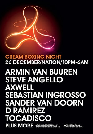 Cream Boxing Day: Armin van Buuren, Sander van Doorn @ Nation, Liverpool [Thumbnail]
