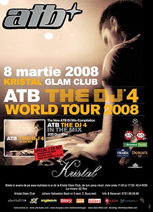 ATB The DJ 4 World Tour 2008 @ Kristal Glam Club, Bukarest [Thumbnail]