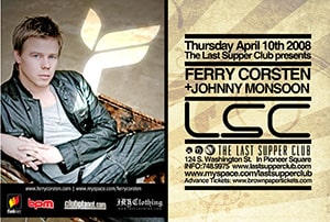 Ferry Corsten @ The Last Supper Club, Seattle [Thumbnail]