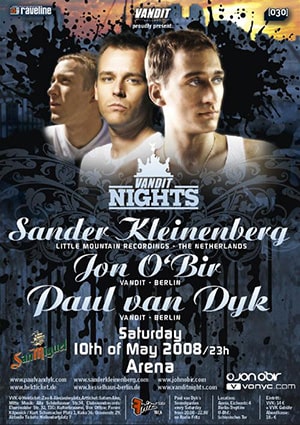 Vandit Night: Sander Kleinenberg, Jon O'Bir, Paul van Dyk @ Arena, Berlin [Thumbnail]