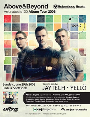 Anjunabeats 100 Album Tour: Above & Beyond @ Radius, Scottsdale [Thumbnail]
