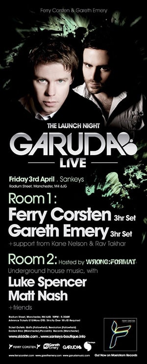 Garuda: Ferry Corsten, Gareth Emery @ Sankeys, Manchester [Thumbnail]