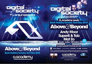 Digital Society: Above & Beyond, Andy Moor, Super8 & Tab, Mat Zo @ O2 Academy, Leeds [Thumbnail]