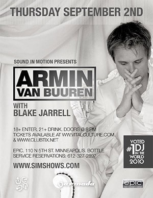 Armin van Buuren @ Epic, Minneapolis [Thumbnail]
