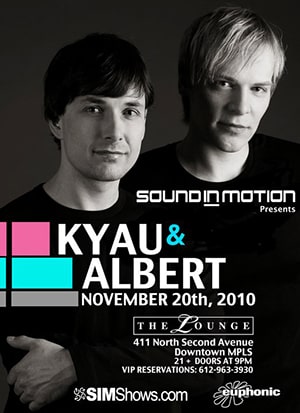 Kyau & Albert @ The Lounge, Minneapolis [Thumbnail]