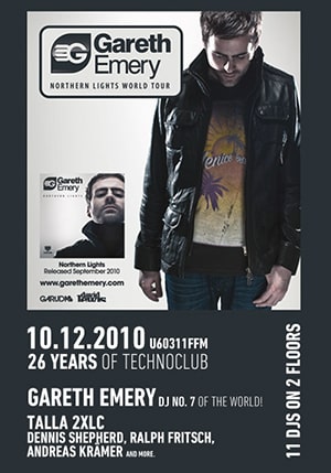 26 Years of Technoclub: Gareth Emery, Talla 2XLC @ U60311, Frankfurt am Main [Thumbnail]