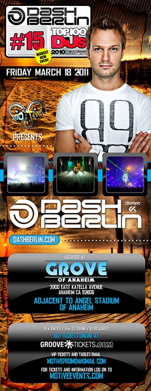 Dash Berlin @ Grove, Anaheim [Thumbnail]