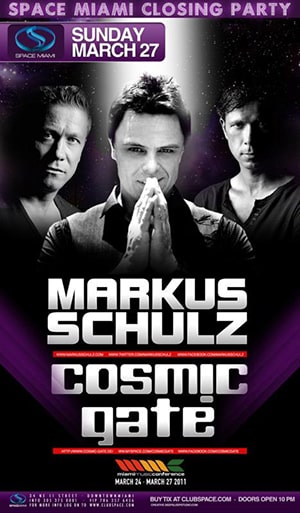 Markus Schulz, Cosmic Gate @ Space, Miami [Thumbnail]