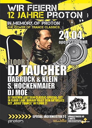 12 Jahre Proton: Taucher @ Proton, Stuttgart [Thumbnail]