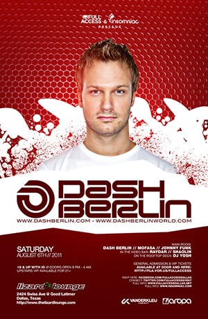 Dash Berlin @ Lizard Lounge, Dallas [Thumbnail]