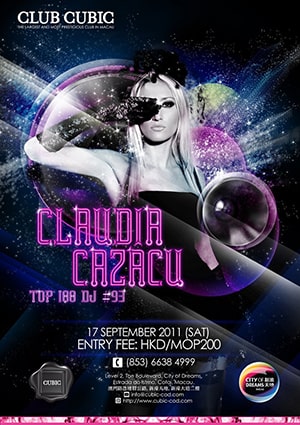 Claudia Cazacu @ Club Cubic, Macau [Thumbnail]