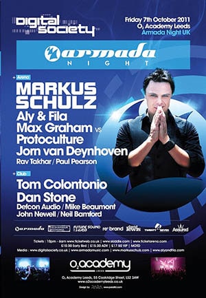 Armada Night UK: Markus Schulz, Aly & Fila, ... @ O2 Academy, Leeds [Thumbnail]