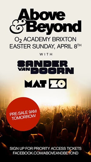 Above & Beyond, Sander van Doorn, Mat Zo @ O2 Academy, Brixton [Thumbnail]