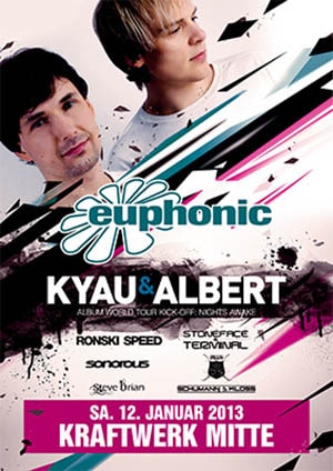 Euphonic Night: Kyau & Albert, Ronski Speed, Stoneface & Terminal @ Kraftwerk Mitte, Dresden [Thumbnail]