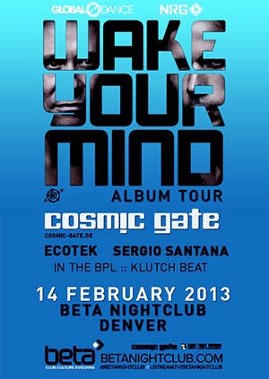 "Wake your mind" Album Tour: Cosmic Gate @ Beta Nightclub, Denver [Thumbnail]