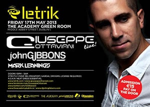 Giuseppe Ottaviani @ The Academy, Green Room, Dublin [Thumbnail]