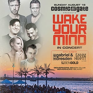 Wake Your Mind in Concert: Cosmic Gate, Gabriel & Dresden, Ben Gold, Emma Hewitt @ Governors Island, New York [Thumbnail]