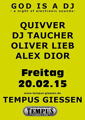 God is a DJ @ Tempus, Gießen [Thumbnail]
