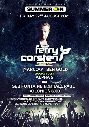 Ferry Corsten, Marco V, Ben Gold, Alpha 9 @ Ministry of Sound, London [Thumbnail]