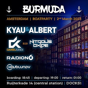 Kyau & Albert @ Burmuda Boatparty, Amsterdam [Thumbnail]