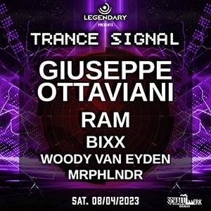 Trance Signal: Giuseppe Ottaviani, Ram, Woody van Eyden @ Schallwerk (Turbinenhalle), Oberhausen [Thumbnail]