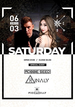 Robbie Seed, Rinaly @ Club Piccadilly, Osaka [Thumbnail]
