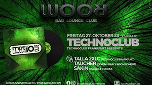 Technoclub: Talla 2XLC, Taucher, Sakin @ Room, Bad Dürkheim [Thumbnail]