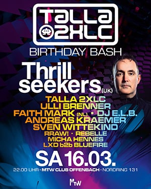 Talla 2XLC Birthday Bash @ MTW Club, Offenbach [Thumbnail]