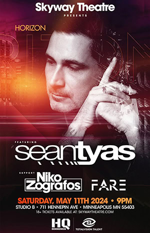 Sean Tyas @ Studio B, Skyway Theatre, Minneapolis [Thumbnail]