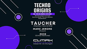 Techno Origins: Taucher @ Climax Institutes, Stuttgart [Thumbnail]