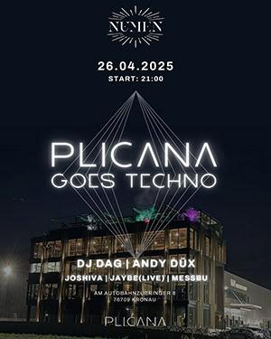 Plicana goes Techno: DJ Dag & Andy Düx @ Plicana, Kronau [Thumbnail]