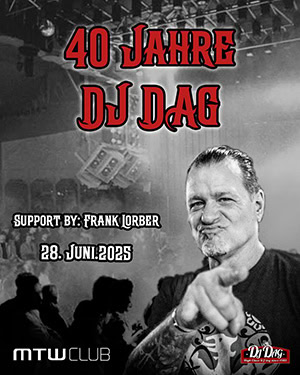 40 Jahre DJ Dag @ MTW Club, Offenbach am Main [Thumbnail]