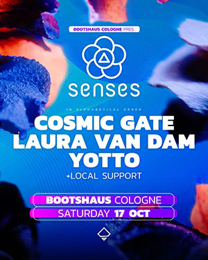 Cosmic Gate, Laura van Dam, Yotto @ Bootshaus, Köln [Thumbnail]